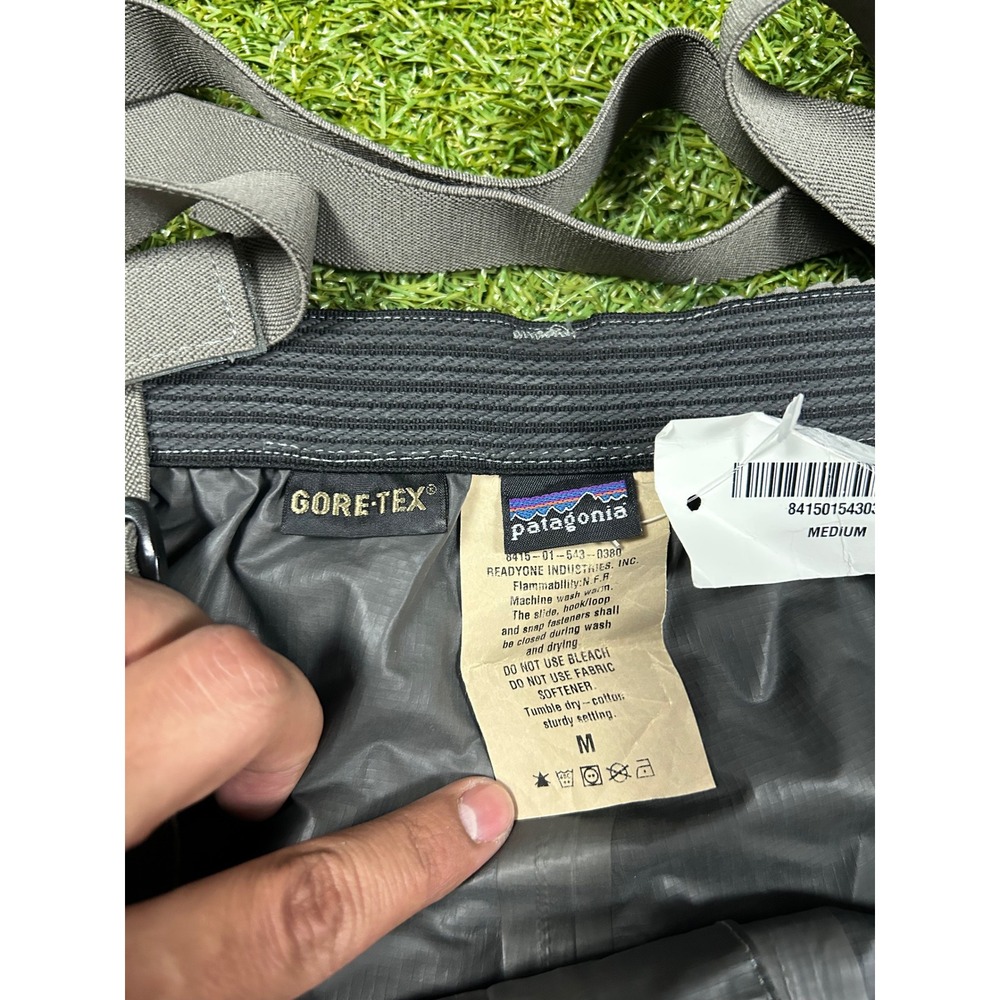 Patagonia Gore-Tex gray bib